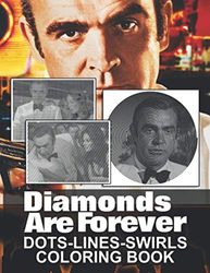 Diamonds Are Forever Dots Lines Swirls Coloring Book: Favorite Book An Adult Diagonal Line, Swirls Activity Book