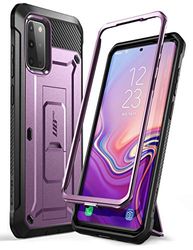 SUPCASE Unicorn Beetle Pro Series Robust hölsterfodral med dubbla lager med ställ för 6,7-tums Samsung Galaxy S20 Plus/S20 Plus 5G (2020), lila