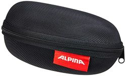 ALPINA Unissexo - adultos, estojo para óculos, preto, One Size