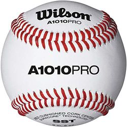 Wilson Pro Series - Palloni da baseball A1010, SST, NFHS (una dozzina)