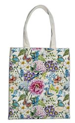 Pigna, Katoenen boodschappentas, herbruikbare boodschappentas, natuur bloemen, vlinder, verpakt 1 stuk, Meerkleurig., Formato 38,5x42 cm.