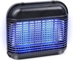 Grundig Insetticida elettrico 6 W – trappola per mosche 2500 V – cattura insetti per interni – Vasca di raccolta rimovibile – Portata fino a 100 M2 – Nero