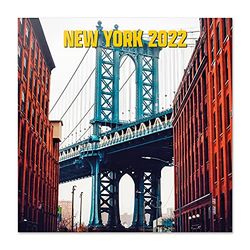 Grupo Erik: Official New York 2022 Wall Calendar, 2022 Calendar, 12' x 12' Square Wall Calendar 2022, Family Calendar 2022, Travel Calendar 2022, Manhattan Calendar