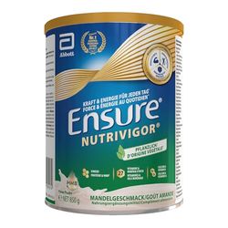 Ensure NutriVigor Plant Based - Complément alimentaire avec protéines végétaliennes, HMB et 27 vitamines et minéraux - Saveur Amande - Pour une alimentation saine et équilibrée - 1 x 850 g