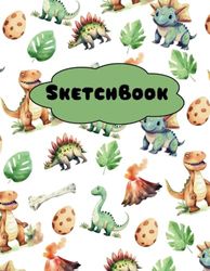SKETCHBOOK FOR KIDS: Blank Pages Great for Drawing, Doodling, Painting | Large 8.5x11