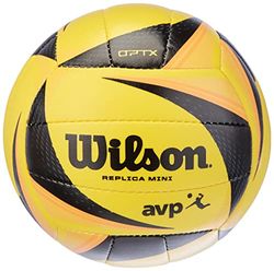 Wilson OPTX AVP VB Replica Mini, WTH10020XB Miniatura del Pallone da Pallavolo Ufficiale della AVP del 2017