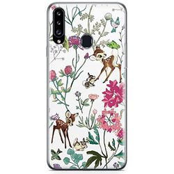 ERT GROUP mobiel telefoonhoesje voor Samsung A20S origineel en officieel erkend Disney patroon Bambi & Friends 001 optimaal aangepast aan de vorm van de mobiele telefoon, hoesje is gemaakt van TPU