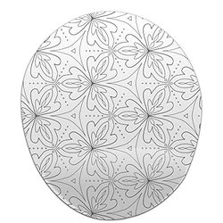 Bonamaison, Alfombrilla de ratón ergonómica con reposamuñecas, impresión Digital, antitendón, Antideslizante, para Oficina y hogar, tamaño: 20 x 23 cm