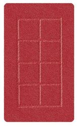 Kleine Wolke 4027453657 - Alfombra de baño, 80 x 140 cm, Color Rojo