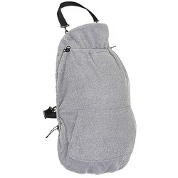 Hoppediz Housse de portage Basic – Housse polaire universelle chaude pour porte-bébé et porte-bébé, couleur pierre