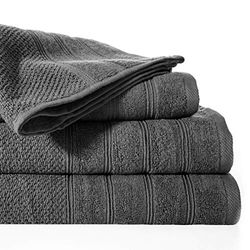 Eurofirany Design91 Terry Towel 100% Cotton Steel Grey 70 x 140 cm