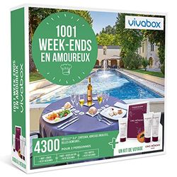 Vivabox - Coffret cadeau couple - 1001 WEEK-ENDS EN AMOUREUX + 1 kit de voyage