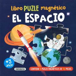 Libro puzle magnético. El espacio