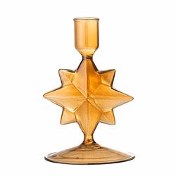 Bloomingville Candle Holder, Brown, Ø9xH14 cm