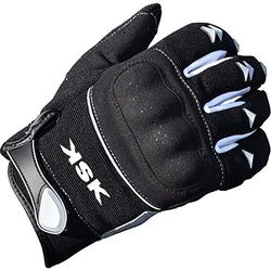 KSK Cross handskar - mellansäsong motorcykelhandskar, skoter svart, storlek XXL (22-23cm)