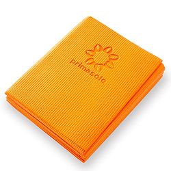 Primasole Opvouwbare Travel Yoga Mat Opvouwbaar lichtgewicht Gemakkelijk mee te nemen naar Workout Fitness Klasse Strand Park Reizen Picknicks 4mm dik Koraal Rood Orenge Kleur PSS91NH026A