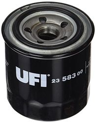 UFI Filtro de óleo 23.583.00, filtro de óleo de substituição, adequado para carros, adequado para modelos Hyundai Tucson, Hyundai Veloster e Kia Carens