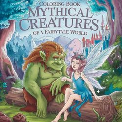 The enchanting coloring book full of fabulous mythical creatures - creative time-out and relaxing coloring moments for young people and adults.