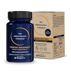 Akkermansia Intestino - Comfort Intestinale Anche in Caso di Stress - 30 Compresse