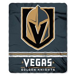 The Northwest Company Unisex's 1NHL031020029RET Las Vegas Golden Riddare tryckt fleece överkast flerfärgad En storlek