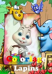 coloriage lapins: Livre de coloriage pour enfants de 3 à 5 ans, 58 Lapins à colorier - GRAND FORMAT (Français) Broché - 16 avril 2020