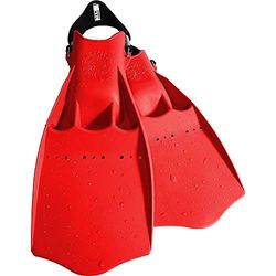DiveSystem Tech Fin rubberen zwemvliezen, rood, XS (EU 36-39)