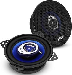 Pyle Auto Luidsprekers - Auto Speakers - 180 Watt Piekvermogen - 110-20 kHz Frequentierespons - 4 Ohm en 19 mm ASV-spoel