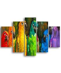 Quadro Uccelli, Multicolore, L95xP0,3xA60 cm