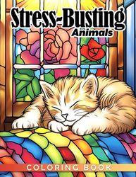 Stress-Busting Animals: Adorable Animals and Coping Strategies for Young Children - Learn and Color!