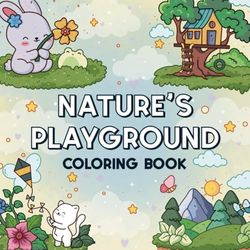 Nature's Playground Coloring Book: Featuring Animals, Plants and Outdoor Fun