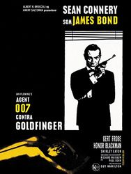 James Bond Goldfinger - Window, 30 x 40 cm, canvasdruk, meerkleurig