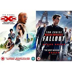 XXX: The Return Of Xander Cage [DVD] [2017] & Mission: Impossible - Fallout (DVD) [2018]