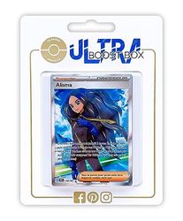 Alisma 218/197 Full Art Secrète - Ultraboost X Écarlate et Violet 03 Flammes Obsidiennes - Coffret de 10 Cartes Pokémon Françaises