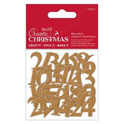 Papermania Numeri di legno, Taglia unica