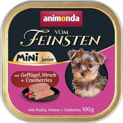 animonda Vom Feinsten Mini Junior avec volaille, cerf + canneberges 32 x 100 g