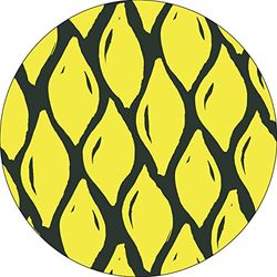 Bonateks, Round Digital Printed Mouse Pad, Non-Slip Base, for Office and Home, Diameter:22cm