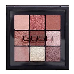 GOSH Eyedentity eyeshadow palette with 9 perfectly coordinated colours in matt and metallic I for daytime make-up and glittery looks for the evening I vegan and perfume free I 001 Be Honest