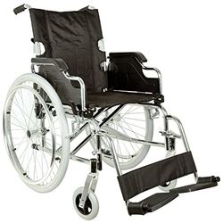 GIMA Kinderwagen Royal rolstoel met zitting 46 cm, stof zwart