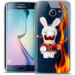 Beschermhoes voor Samsung Galaxy S6 Edge, ultradun, haas Crétins BBQ Kerstmis