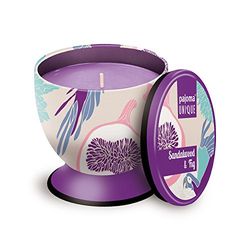 Pajoma geurkaars UNIQUE Sandelwood-fig', 240 g, premium geurkaars met hoog geurgehalte, afsluitbaar, brandduur: 40 uur