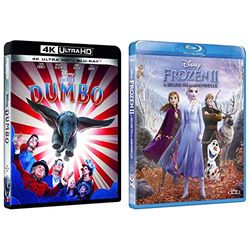 Dumbo 4K Ultra-HD (2 Blu-Ray) & Frozen II Il Segreto di Arendelle ( Blu Ray)