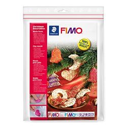 Staedtler Fimo 8742 35. Moldes para pastas de modelar FIMO. Set Christmas Deco com 6 moldes coloridos.