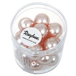 Rayher Perle Cerate Vetro Rinascimentali, 12Mm, Rosa Conch., Scatolina 21Pz, 14404271
