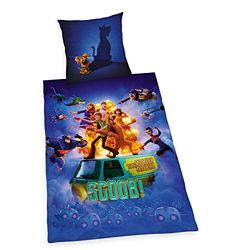 Herding Scooby Doo Juego de Cama, Algodón, Azul, 70 x 90 cm, 140 x 200 cm