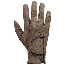 uvex I-performance 2, luva de equitação flexível unissexo, resistente ao desgaste, ventilação ideal, castanho, 9