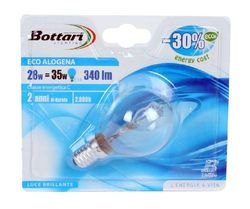 Bottari Lighting 97216 Eco Lampadina Alogena a Goccia, E14, 35 W, Trasparente, Set di 1