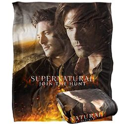 SUPERNATURAL Silky Touch Super Soft Throw Blanket 152 x 127 cm