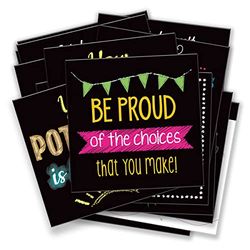 Positive Affirmations - Set di 45 biglietti da esposizione