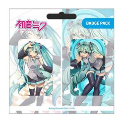 POPBuddies Lot de badges Hatsune Miku (Art by Masami Chie)