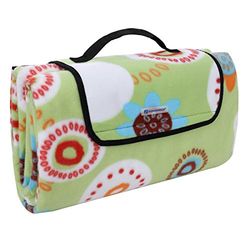 SONGMICS 200 x 200 cm manta de piquenique tapete colchão para campismo praia jardim impermeável dobrável GCM71J